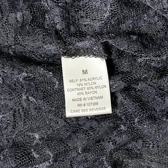 Y2k Studio Y Coquette Cottage Core Lace Long Sleeve Cardigan - Picture 13 of 14